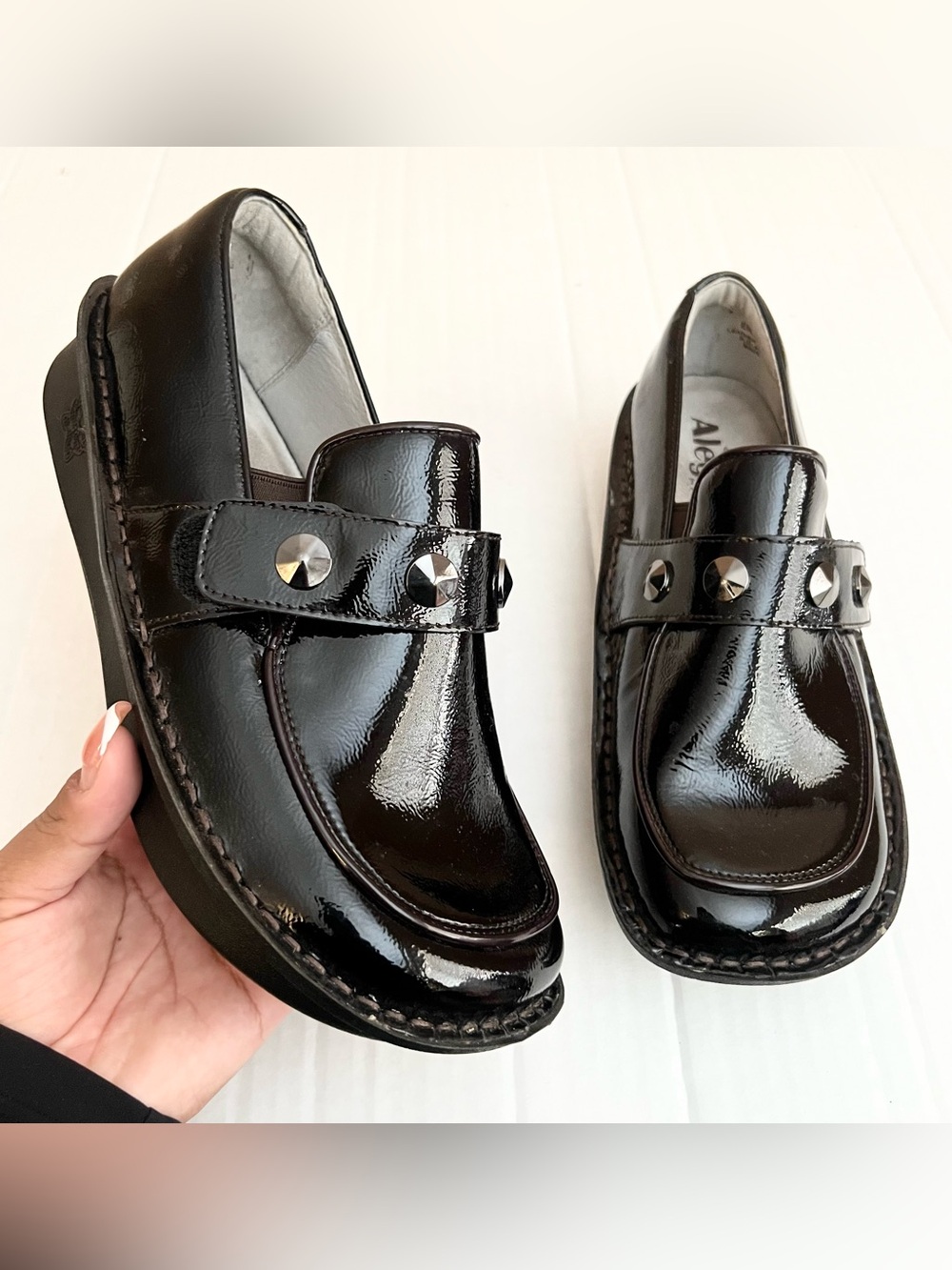 Alegria | Ericka Rocker Black Clog Loafer